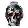 MEN WOMEN FOX 3D HORROR HOODIE
