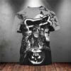 MEN  WOMEN FOX 3D HORROR T-SHIRT, FOX T-SHIRT