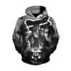 MEN  WOMEN FOX 3D HORROR HOODIE, FOX HOODIE