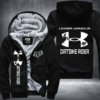 Dirtbike Rider Fleece Zip Hoodies