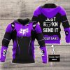 MOTOCROSS PERSONALIZED FX RACING V1 | COLOR PURPLE-BLACK