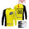 TROY LEE DESIGNS BLACK YELLOW | CUSTOM MOTOCROSS JERSEYS