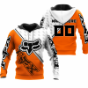 FX RACING WHITE ORANGE | CUSTOM NAME