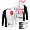 SUZUKI BLACK WHITE | CUSTOM NAME | JERSEY