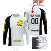 VR46 BLACK WHITE | CUSTOM NAME | JERSEY