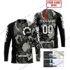 SKI-DOO BLACK CAMO | CUSTOM NAME | JERSEY