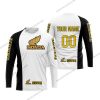 HONDA BLACK WHITE | CUSTOM NAME | JERSEY