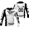 CUSTOM NAME RACING | WHITE-BLACK | FLY RACING V1