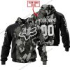 FOX RACING BLACK CAMO | CUSTOM NAME RACING | KID & ADULT