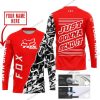 JUST GONNA SEND IT | FOX RACING RED JERSEY | CUSTOM MOTOCROSS JERSEYS