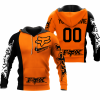 CUSTOM NAME RACING | BLACK-ORANGE | FOX RACING