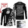 JUST GONNA SEND IT | GAS GAS RACING BLACK JERSEY | CUSTOM MOTOCROSS JERSEYS