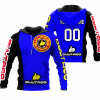 CUSTOM NAME RACING | BLACK-BLUE | BULTACO