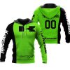CUSTOM NAME RACING | BLACK-GREEN | KAWASAKI