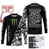 JUST GONNA SEND IT | MONSTER RACING BLACK JERSEY | CUSTOM MOTOCROSS JERSEYS