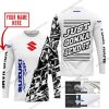 JUST GONNA SEND IT | SUZUKI RACING WHITE JERSEY | CUSTOM MOTOCROSS JERSEYS