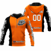 CUSTOM NAME RACING | BLACK ORANGE | TROYLEEDESIGNS