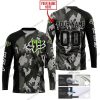 FOX MONSTER RACING V1 CAMO JERSEY | CUSTOM NAME RACING JERSEY |  KIDS/YOUTH/ADULT