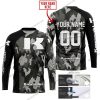 KAWASAKI RACING CAMO JERSEY | CUSTOM NAME RACING JERSEY |  KIDS/YOUTH/ADULT