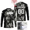 KTM RACING CAMO JERSEY | CUSTOM NAME RACING JERSEY |  KIDS/YOUTH/ADULT