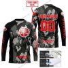 YAMAHA RED RACING CAMO JERSEY | CUSTOM NAME RACING JERSEY |  KIDS/YOUTH/ADULT
