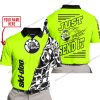 PREMIUM MX - LIMITED EDITION JUST FCKN GONNA SEND IT - CUSTOM NAME - SKI-DOO - NEON - POLO SHIRT